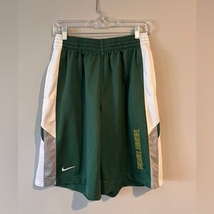 Nike NDSU Bison Men's Green White Athletic Shorts Size S RN#56323 CA#05553